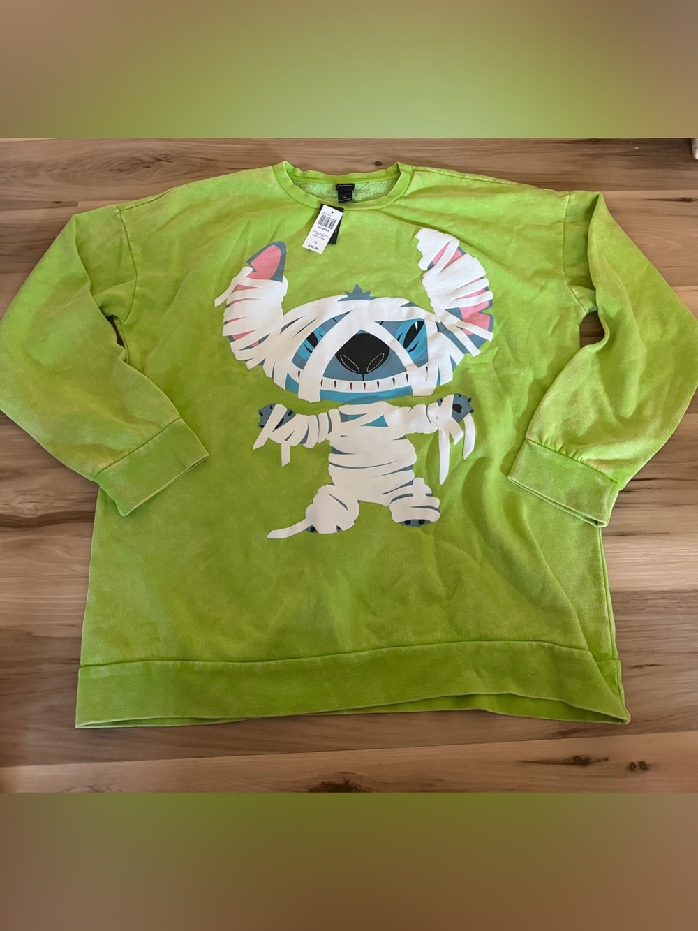 New Disney Her Universe Halloween Mummy stitch crewneck sweater